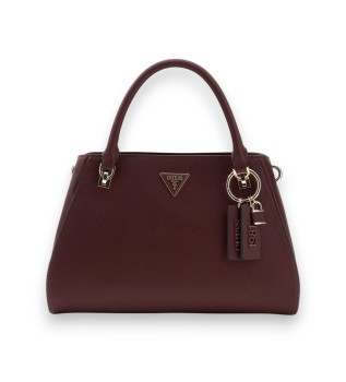 Bolso satchel de lujo Noelle II granate