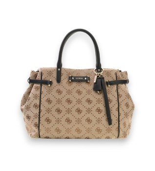 Bolso satchel Dorothy beige