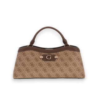 Petit sac à bandoulière Lindsey beige à 2 compartiments