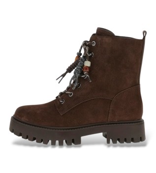 Bottines en Cuir Fizzle marron