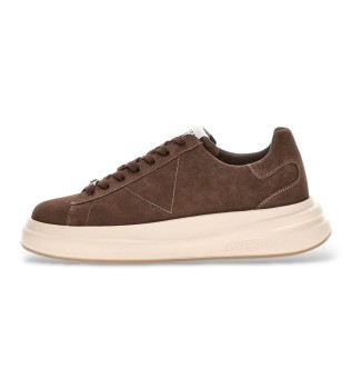 Brown Elba Leather Sneakers