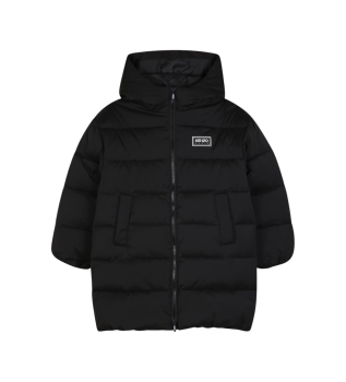 Casaco Acolchoado Marca preto