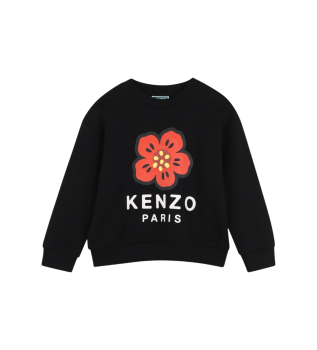 Sudadera Flower negro