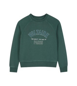 Paris green sweatshirt