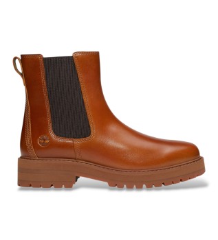 Stivaletti Chelsea in pelle Britton Drive marrone