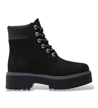 Botas de couro Stone Street 6 Inch pretas
