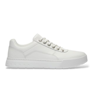 White Maple Grove Leather Sneakers