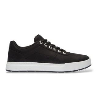 Maple Grove Black Leather Sneakers