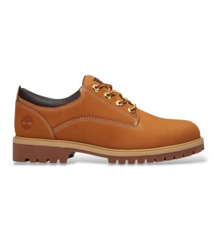 Braune Heritage-Lederschuhe