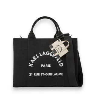 Black Square Charm Bag