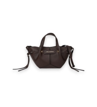 Brown K/Pierced tote mini bag