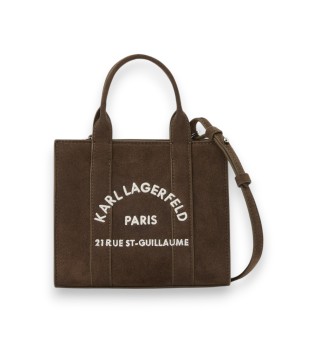 Brown Square Tote Bag