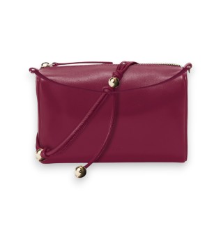 Bolsa de couro Talia Mini rosa