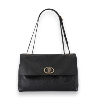 Borsa con patta Chelsea nera