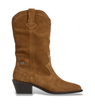 Bottes en cuir Lake Med marron