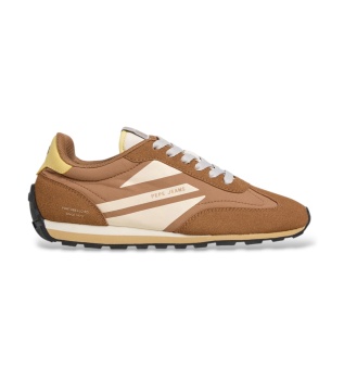 Jane Brand cognac brown sneakers