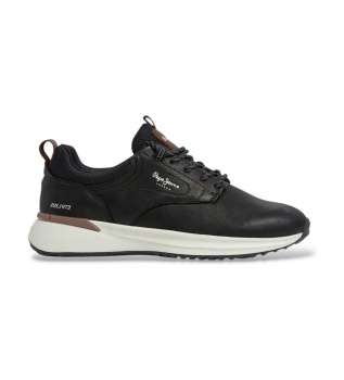 Leren Bampton Urban sneakers zwart