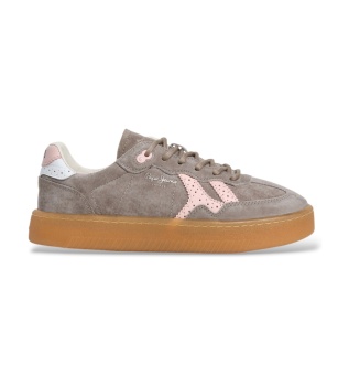 Dark beige Maya Classic leather sneakers