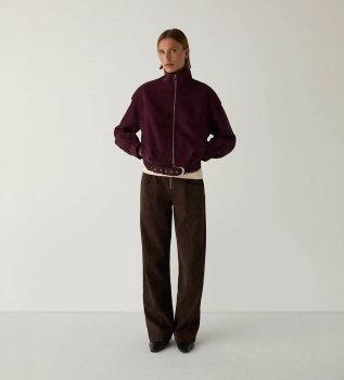 Blouson bombardier Signy grenat
