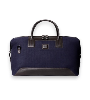 Navy blue Wells Canvas travel bag
