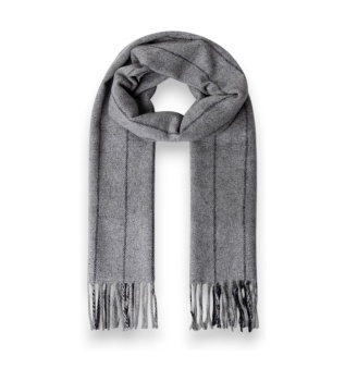 Sciarpa Frame Stripe Grigio
