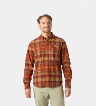 Classic Check shirt oranje
