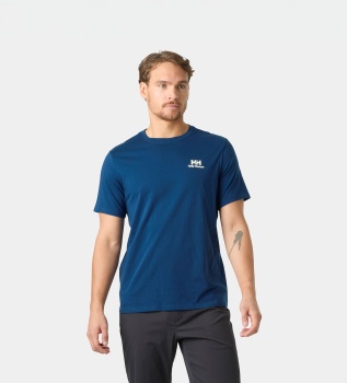 T-shirt Nord Graphic blå