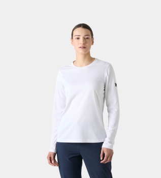 HH Tech 2.0 teknisk langærmet T-shirt hvid