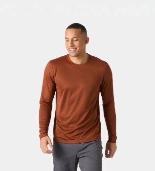 HH Tech 2.0 orange long-sleeve technical t-shirt