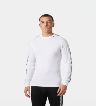 HH Lifa Stripe thermal T-shirt white