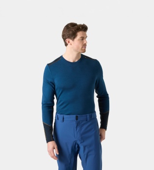 Lifa Merino Midweight thermal shirt blue
