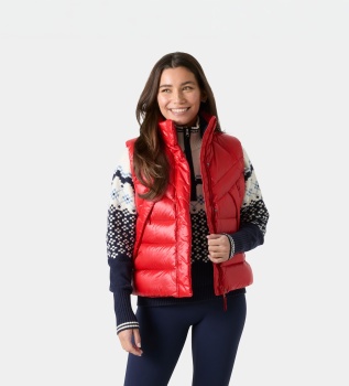 Gilet imbottito Bliss rosso