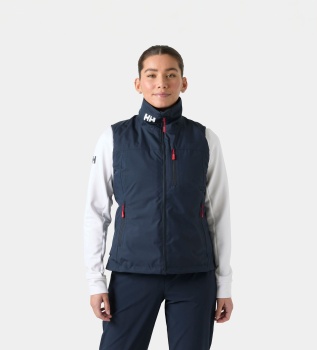 Gilet in pile Crew blu navy