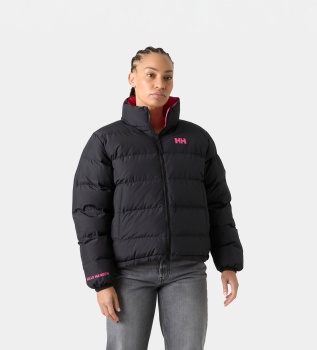 Giacca trapuntata reversibile YU 23 nero, rosa