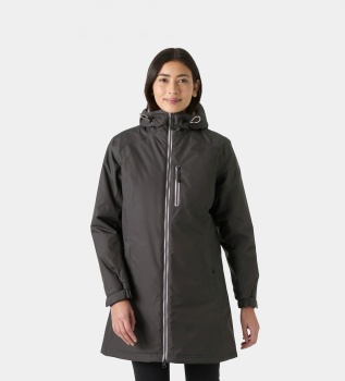 Belfast grey long winter jacket