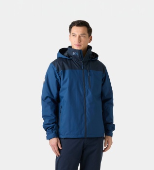 Giacca nautica Crew Hooded Midlayer 2.0 blu scuro