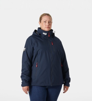 Giacca nautica Crew Hooded Midlayer Plus 2.0 blu navy