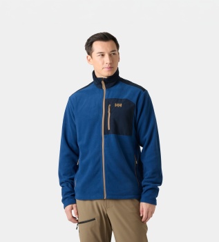 Daybreaker Block blue fleece jacket