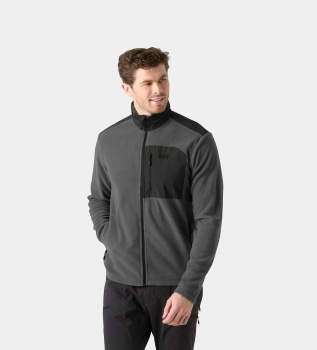 Daybreaker Block grey fleece jacket