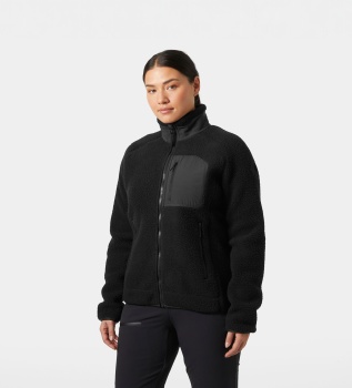Imperial Pile Block fleece jacket black