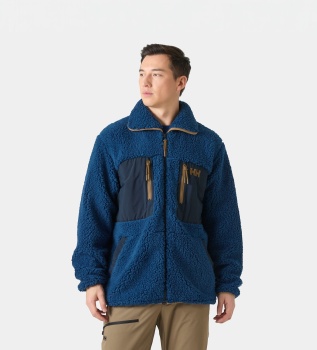 Moonlit Pile blue fleece jacket