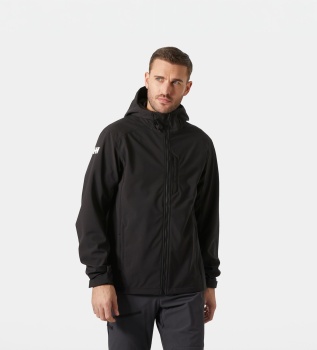 Jaqueta softshell com capuz Paramount preta