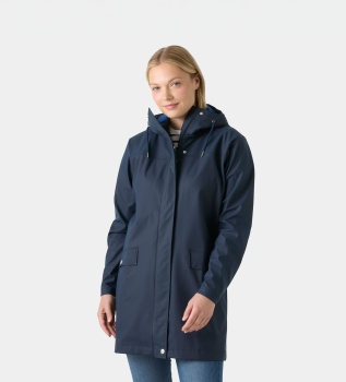 Moss Navy Blue Raincoat
