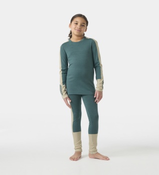 Completo termico Lifa Merino Midweight verde