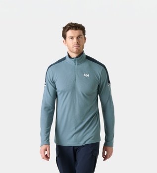 Pulover HP 1/2 zip, temno modra, prana