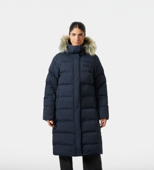 Lange Parka Aria marineblau