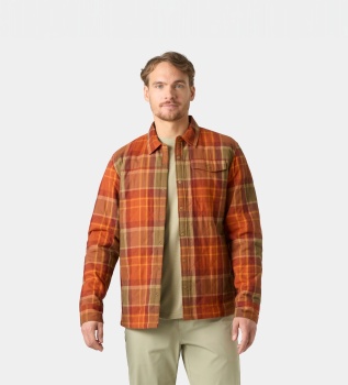 Isfjord Insulated Shirt Jacket Orange
