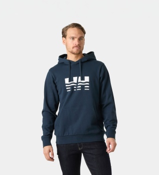 Sweat à capuche Core Graphic bleu marine