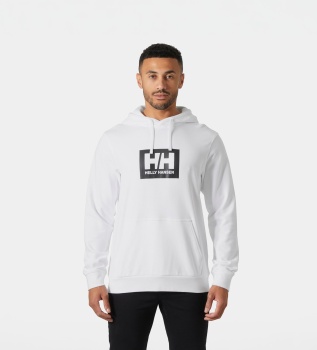 Sweat à capuche HH Box blanc