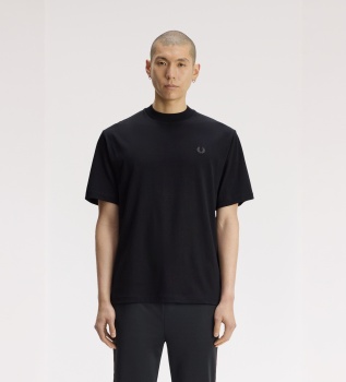 T-shirt med reflekterande tryck svart
